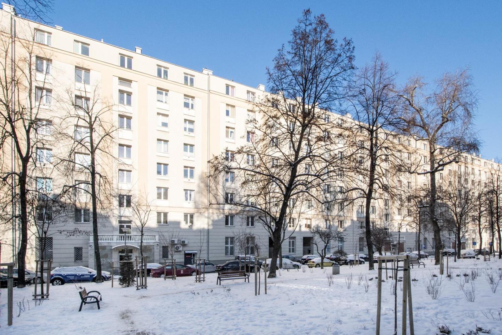 Labo Apartment Solidarnosci Warschau Buitenkant foto